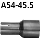 Adapter Komplettanlage auf Serienanlage auf Ø 45.5 mm