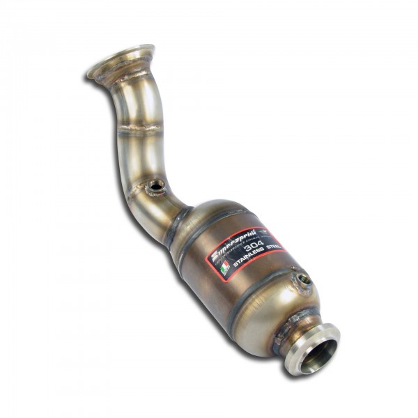 Downpipe Links + Sport Metallkatalysator