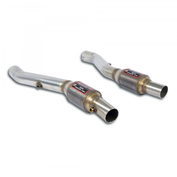 Scarico Vorderrohr rechts +Links con catalizzatore metallico