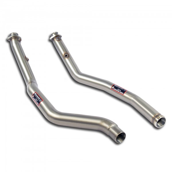 Turbo downpipe kit Rechts + Links (für Katalysator Ersatz)