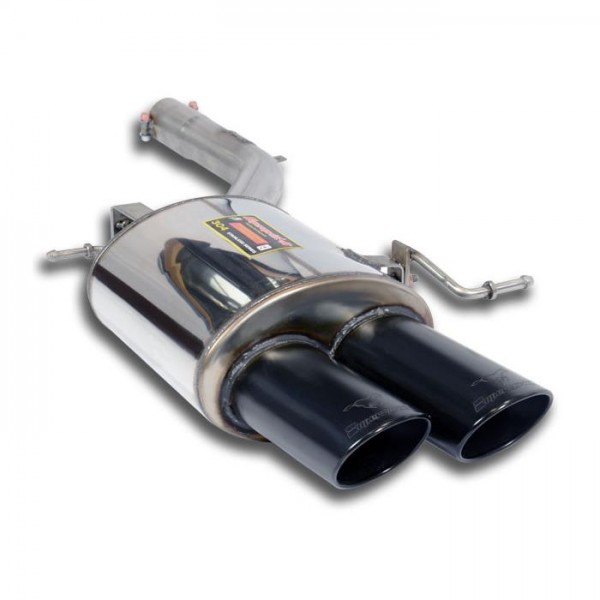 Endschalldämpfer Links 100x75 "Gun Metal Grey"
