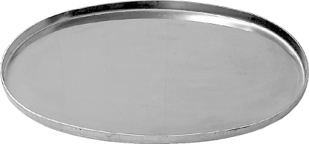 Deckel oval, Breite x Höhe: 289 x 152 mm