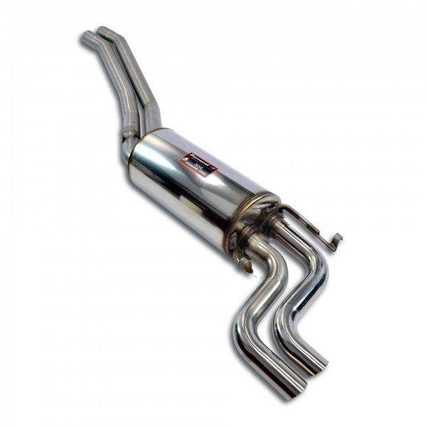 Mittelrohrkit + Endschalldämpfer, S-Bend tips