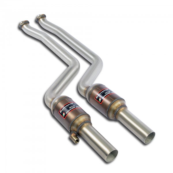 Verbindungsrohr Rechts + Links mit Sport Metallkatalysator 200 C