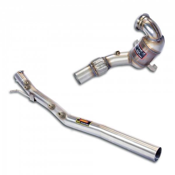 Rohrsatz ab Turbolader mit Sport Metallkatalysator 200 CPSI