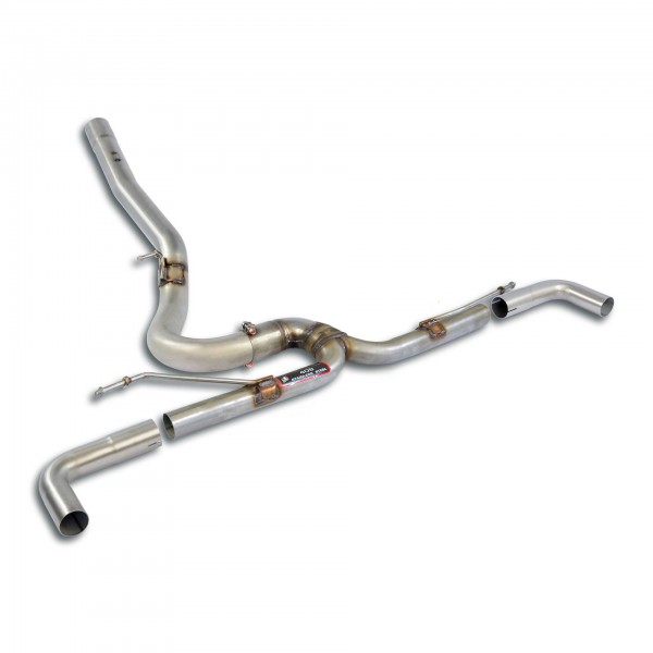Rohr hinten"Y-Pipe" Rechts - Links(Nachschalldämpfer-Entfall)