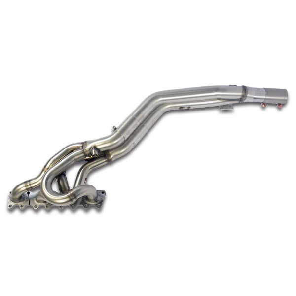 Fächerkrümmer Edelstahl + "Y-Pipe"(Left Hand Drive)