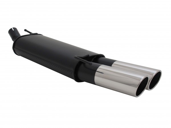 Novus Sportauspuff für Opel Astra F / Opel Kadett E 2x90mm SR-De