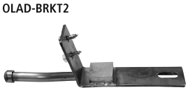 Halter für Double E Endschalldämpfer