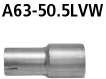Adapter Vorschalldämpfer auf Serie
