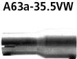 Adapter Komplettanlage auf Kat auf Ø 35.5 mm