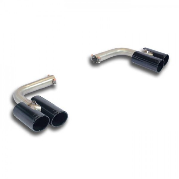 Endrohrkit "Gun Metal Grey" Rechts OO90 - Links OO90