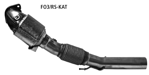 Performance Katalysator 200 cpsi mit Integral-Isolierung und ECE