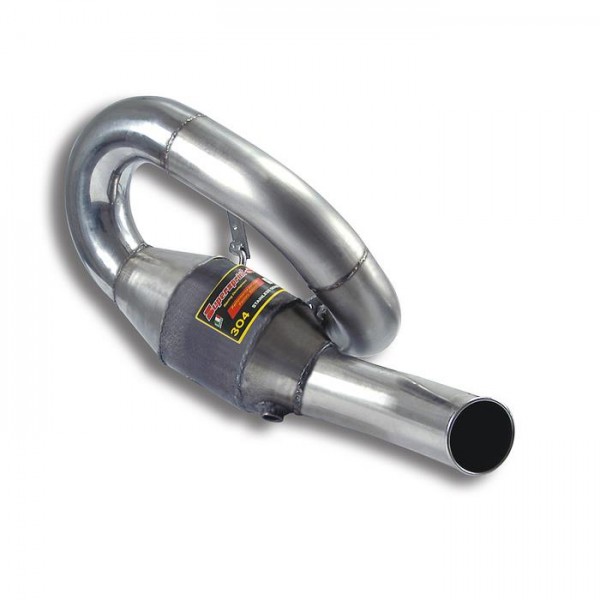 Rohr hinten Links + Sport Metallkatalysator