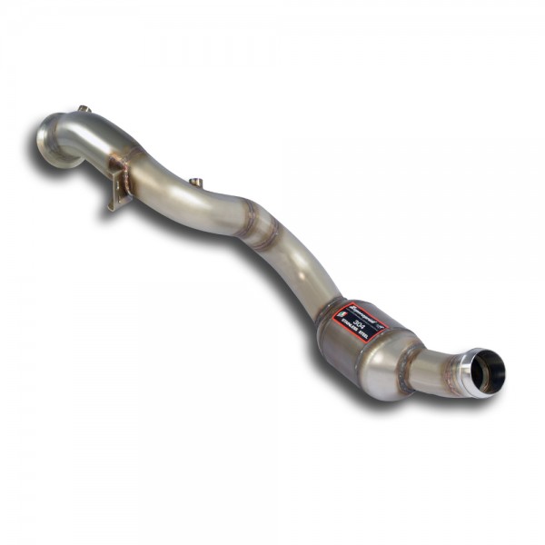 Downpipe Rechts + Sport MetallkatalysatorErsetzt den Primär-Kat