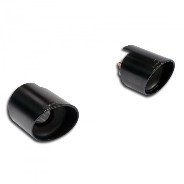 Endrohrsatz Rechts - Links "Gun Metal Grey" O 120