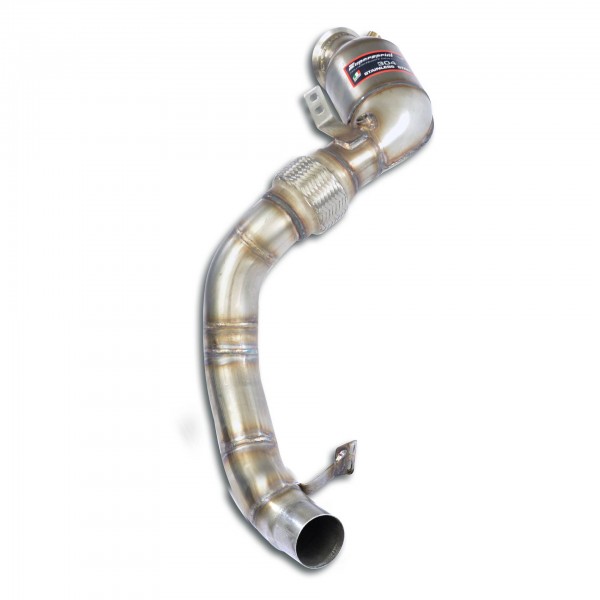 Rohrsatz ab Turbolader + Sport Metallkatalysator Links 100CPSIKo
