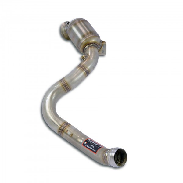 Downpipe Links + Sport Metall Pre-Katalysator(Ersetzen 2°Katalys