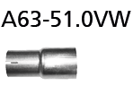 Adapter Komplettanlage auf Serie Ø 51.0 mm