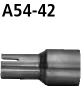 Adapter Komplettanlage auf Serienanlage auf Ø 42.0 mm
