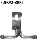 Halter für Doppel-Endrohr LH + RH