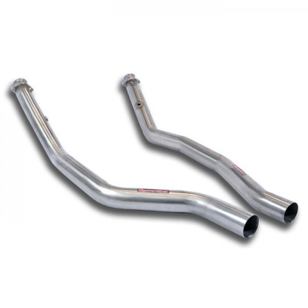 Turbo downpipe kit Rechts + Links (für Katalysator Ersatz)