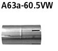 Adapter Komplettanlage auf Serie auf Ø 60,5 mm