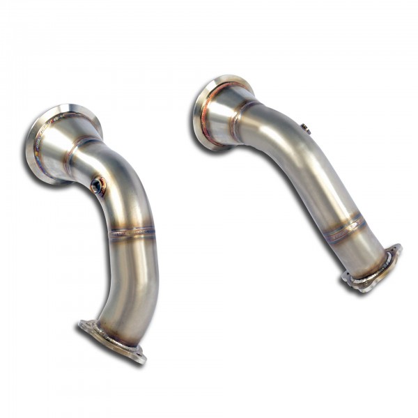 Downpipe Rechts + Links(Für Katalysator Ersatz)(Left Hand Drive