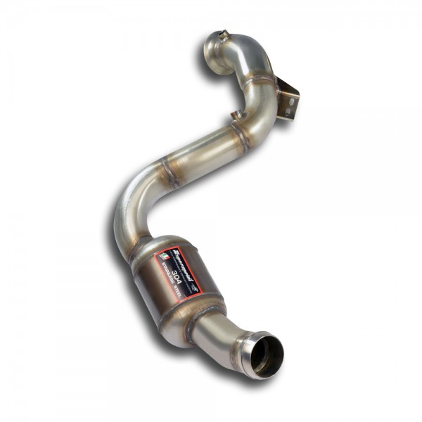 Downpipe Links + Sport MetallkatalysatorErsetzt den Primär-Kat (