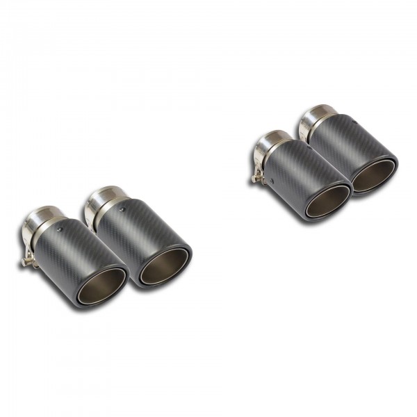 Endrohrsatz Rechts OO90 - Links OO90 carbon