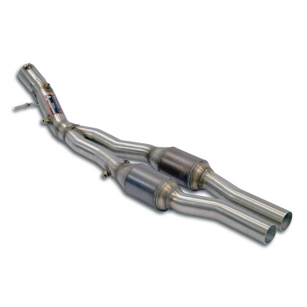 Vorderrohr mit Sport Metallkatalysator Rechts - Links