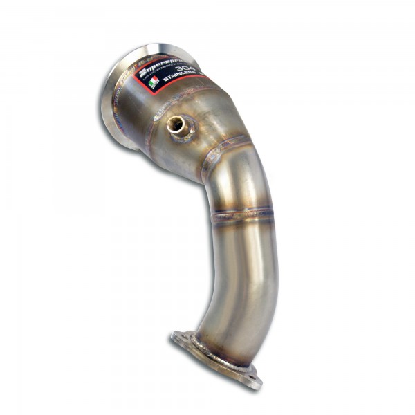 Downpipe Links + Sport Metallkatalysator(Left Hand Drive / Right