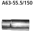 Adapter Komplettanlage auf Serie auf Ø 55.5 mm