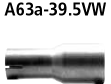 Adapter Komplettanlage auf Kat auf Ø 39.5 mm