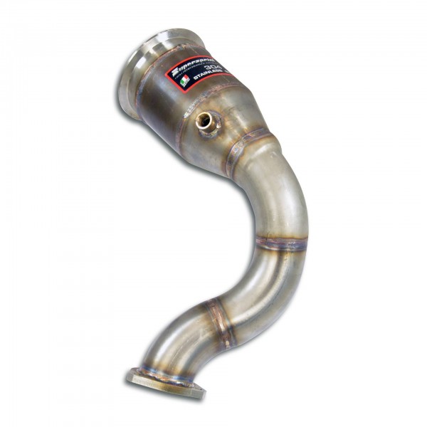 Downpipe Links + Sport Metallkatalysator