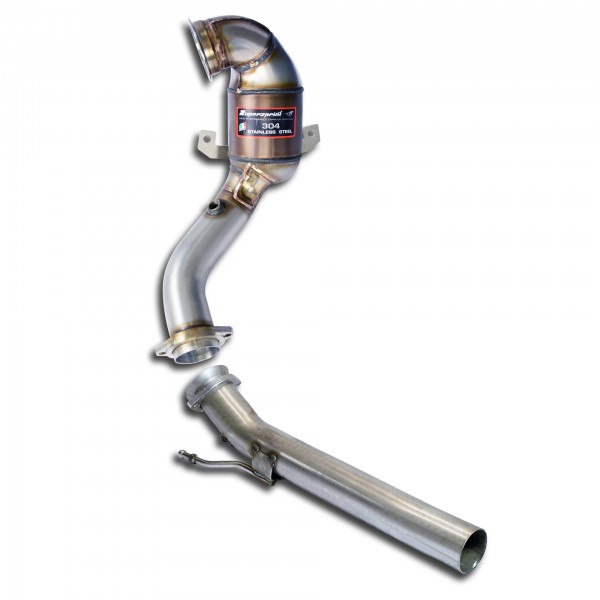 Turbo downpipe kit mit Sport Metallkatalysator WRC 100 CPSI