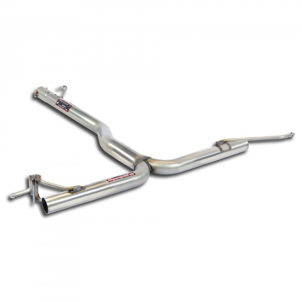 Rohr hinten"Y-Pipe" Rechts - Links(Nachschalldämpfer-Entfall)