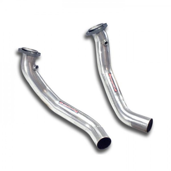 Downpipe Rechts + Links für die Serien Fächerkrümmer (Left and r